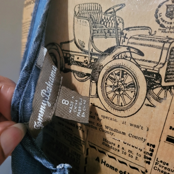 Tommy Bahama Blue Striped Midi Dress - Picture 7 of 7